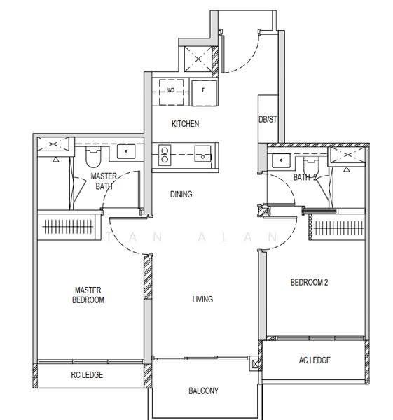 Norwood Grand, Admiralty / Woodlands, 2 Bedrooms, 624 sqft, Condominium For Rent, by Tan Alan, 500249796 - PropertyGuru.com.sg