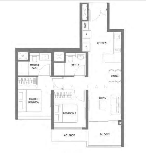 Twin VEW, 91 West Coast Vale, Buona Vista / West Coast / Clementi New Town, 2 Bedrooms, 732 sqft, Condominium For Sale, by Merry Tan, 500249802 - PropertyGuru.com.sg
