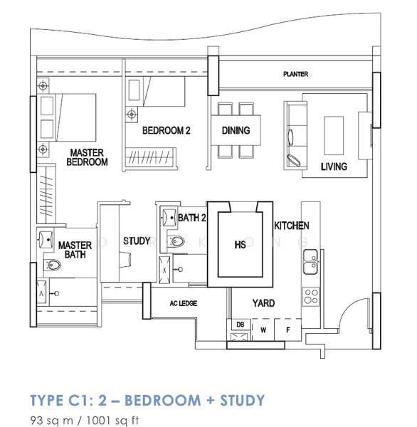 Double Bay Residences, 17B Simei Street 4, Pasir Ris / Tampines, 2 Bedrooms, 1,001 sqft, Condominium For Sale, by Derek Ong, 500249805 - PropertyGuru.com.sg