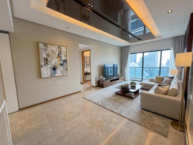 Marina Bay Residences, 18 Marina Boulevard, Boat Quay / Raffles Place / Marina, 2 Bedrooms, 1,227 sqft, Condominium For Sale, by Cherlyn Tan, 500249907 - Living and dining - PropertyGuru.com.sg