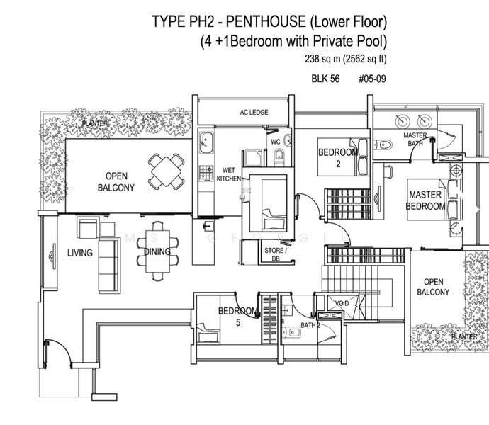 St Patrick's Residences, 60 St. Patrick'S Road, East Coast / Marine Parade, 4 Bedrooms, 2,562 sqft, Apartment For Rent, by Ms. Georgie, 500250058 - PropertyGuru.com.sg