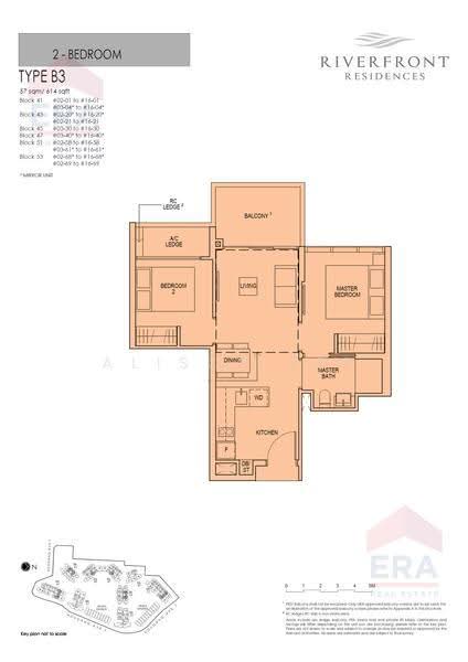 Riverfront Residences, 41 Hougang Avenue 7, Hougang / Punggol / Sengkang, 2 Bedrooms, 614 sqft, Condominium For Rent, by Alison Lee, 500250075 - PropertyGuru.com.sg