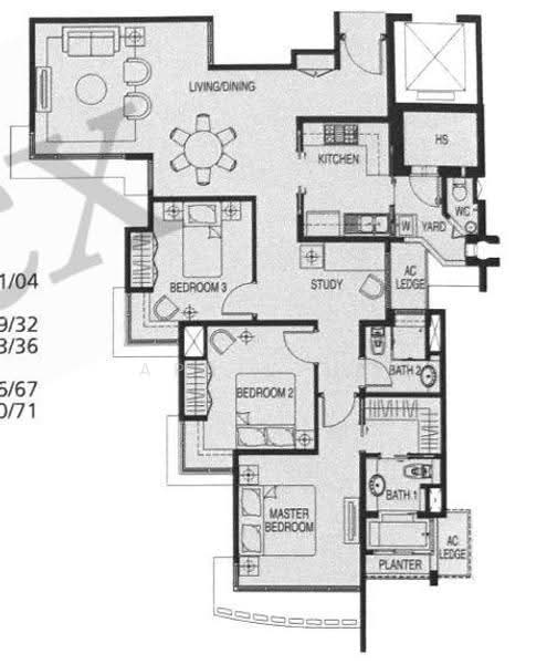 Savannah Condopark, 63 Simei Rise, Pasir Ris / Tampines, 3 Bedrooms, 1,238 sqft, Condominium For Sale, by April Tai, 500250163 - Living Room - PropertyGuru.com.sg