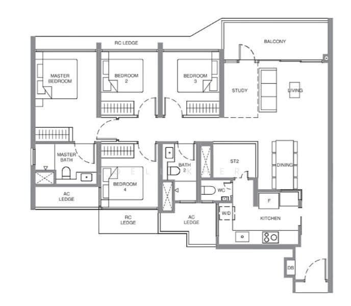 MRT LINKED ★ 4 BR + STUDY | FAMILY UPGRADE, Tampines Ave 4, Bedok Reservoir Road. Tampines St 96, Bedok / Upper East Coast, 4 Bedrooms, 1,195 sqft, Condominium For Sale, by Joell Kher, 500250166 - PropertyGuru.com.sg