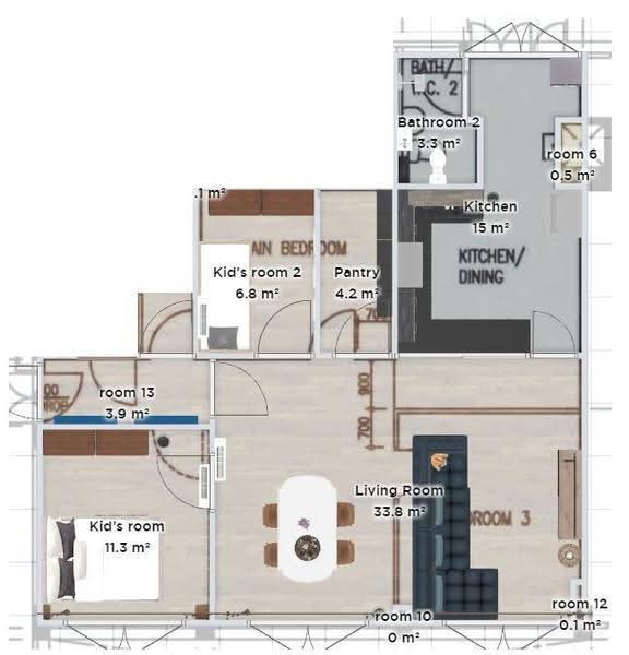 402 Choa Chu Kang Avenue 3, 402 Choa Chu Kang Avenue 3, Dairy Farm / Bukit Panjang / Choa Chu Kang, 2 Bedrooms, 900 sqft, HDB Flat For Rent, by Clement Nah, 500250182 - PropertyGuru.com.sg