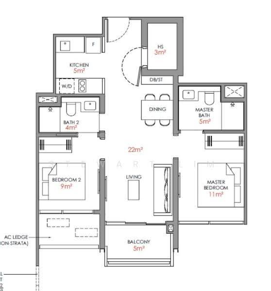 Narra Residences, 50, Dairy Farm / Bukit Panjang / Choa Chu Kang, 2 Bedrooms, 689 sqft, Condominium For Sale, by Stewart Lim, 500250221 - PropertyGuru.com.sg