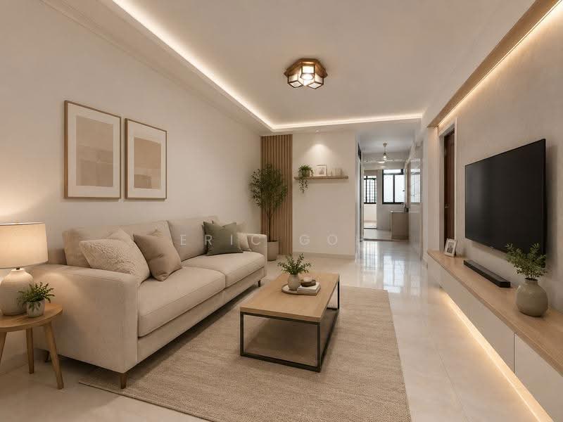 8 Jalan Kukoh, 8 Jalan Kukoh, Alexandra / Commonwealth, 2 Bedrooms, 581 sqft, HDB Flat For Sale, by Eric Goh, 500250337 - AI Living Room - PropertyGuru.com.sg