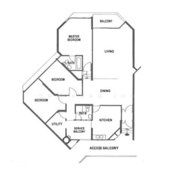 Ivory Heights, Jurong East Street 13, Boon Lay / Jurong / Tuas, 3 Bedrooms, 1,701 sqft, Condominium For Sale, by Ong Kong Joo, 500250428 - PropertyGuru.com.sg