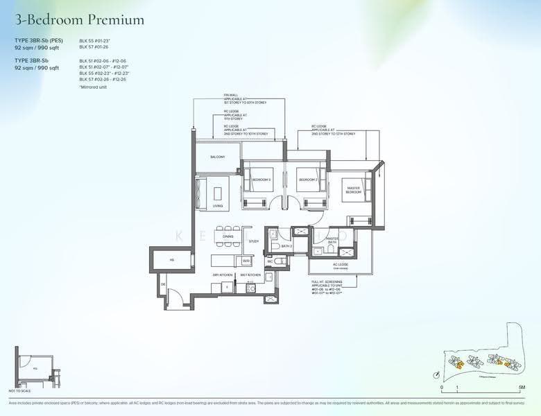 Canberra Crescent Residences, 51 Canberra Crescent, Sembawang / Yishun, 3 Bedrooms, 990 sqft, Condominium For Sale, by Kelly Ho, 500250474 - 3BR-Sb - PropertyGuru.com.sg