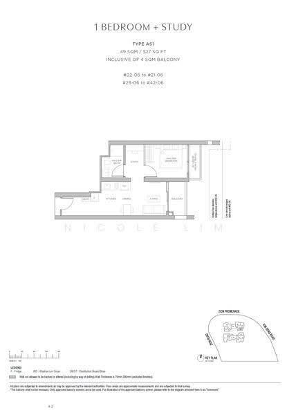 Promenade Peak, 1 Zion Road, Alexandra / Commonwealth, 1 Bedroom, 527 sqft, Condominium For Sale, by Nicole Lim, 500250523 - PropertyGuru.com.sg