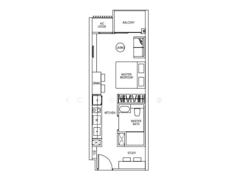 The Poiz Residences, 12 Meyappa Chettiar Road, Macpherson / Potong Pasir, 1 Bedroom, 420 sqft, Condominium For Sale, by KC Ng 黄庆宗, 500250544 - PropertyGuru.com.sg