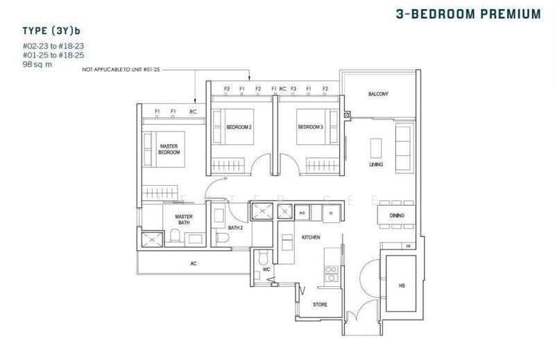 Penrose, 28 Sims Drive, Eunos / Geylang / Paya Lebar, 3 Bedrooms, 1,055 sqft, Condominium For Sale, by Lester See, 500250556 - PropertyGuru.com.sg
