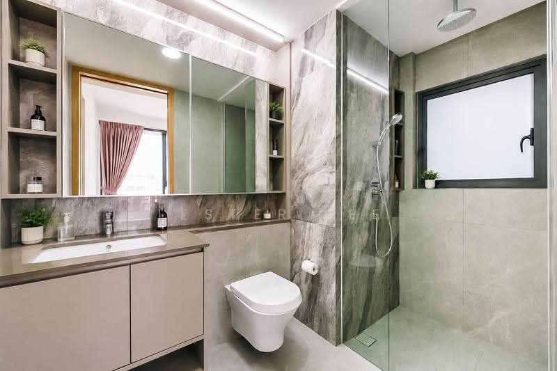 Penrose, 28 Sims Drive, Eunos / Geylang / Paya Lebar, 3 Bedrooms, 1,055 sqft, Condominium For Sale, by Lester See, 500250556 - Bathroom - PropertyGuru.com.sg