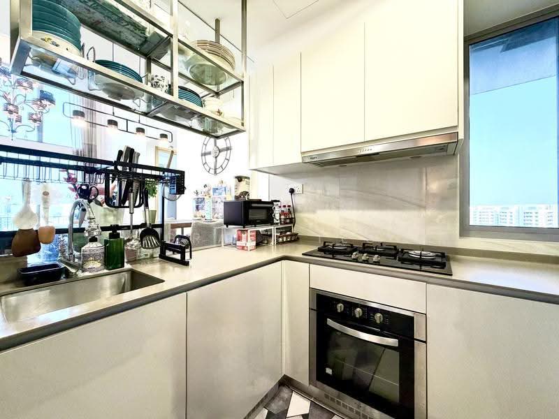 High Park Residences, 21 Fernvale Road, Seletar / Yio Chu Kang, 3 Bedrooms, 1,109 sqft, Condominium For Sale, by Grace Teo, 500250562 - Kitchen - PropertyGuru.com.sg