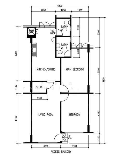 287 Yishun Avenue 6, 287 Yishun Avenue 6, Sembawang / Yishun, 2 Bedrooms, 797 sqft, HDB Flat For Sale, by Zheng Yanhui(Alex), 500250599 - PropertyGuru.com.sg