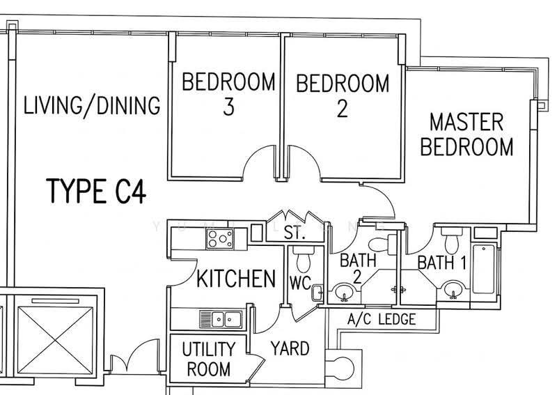 Central Grove, 1 Geylang East Avenue 1, Eunos / Geylang / Paya Lebar, 3 Bedrooms, 1,173 sqft, Condominium For Sale, by Yumi Leong, 500250609 - PropertyGuru.com.sg