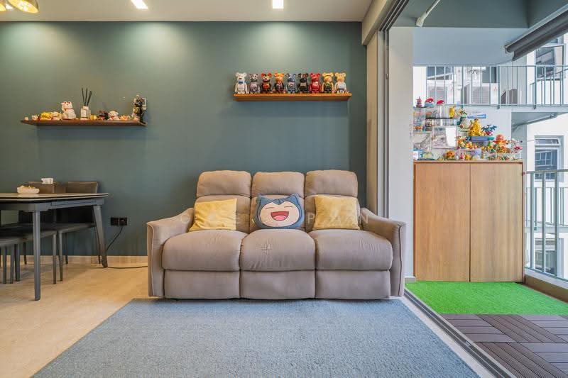RiverTrees Residences, 27 Fernvale Close, Seletar / Yio Chu Kang, 2 Bedrooms, 581 sqft, Condominium For Sale, by Greg Pan, 500250621 - Living Room - PropertyGuru.com.sg