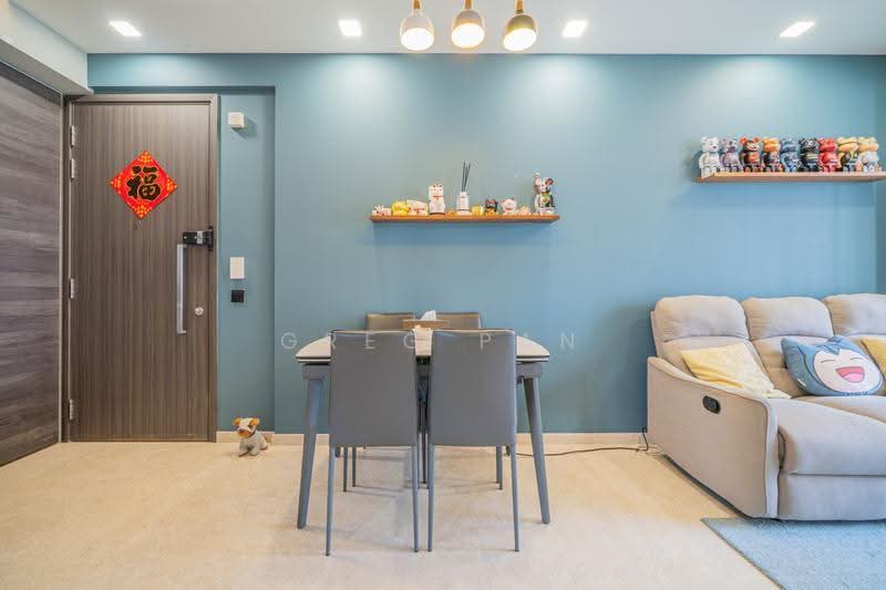 RiverTrees Residences, 27 Fernvale Close, Seletar / Yio Chu Kang, 2 Bedrooms, 581 sqft, Condominium For Sale, by Greg Pan, 500250621 - Living Room - PropertyGuru.com.sg