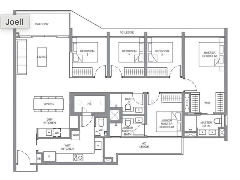 MRT LINKED ★ 5BR ★ 2 MASTER SUITES ★ MULTI-GEN READY, Tampines Ave 4, Bedok Reservoir Road. Tampines St 96, Bedok / Upper East Coast, 5 Bedrooms, 1,475 sqft, Condominium For Sale, by Joell Kher, 500250629 - PropertyGuru.com.sg