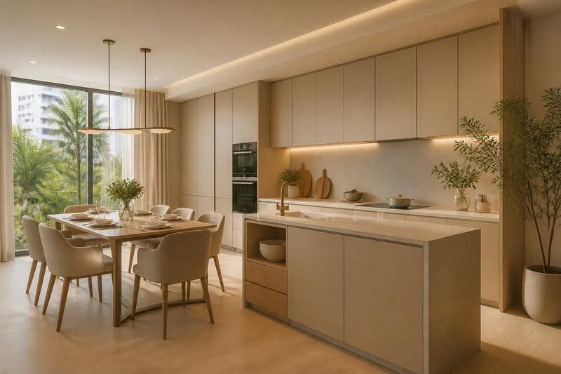 MRT LINKED ★ 5BR ★ 2 MASTER SUITES ★ MULTI-GEN READY, Tampines Ave 4, Bedok Reservoir Road. Tampines St 96, Bedok / Upper East Coast, 5 Bedrooms, 1,475 sqft, Condominium For Sale, by Joell Kher, 500250629 - Kitchen - PropertyGuru.com.sg