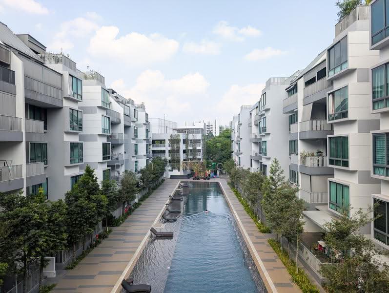 Rosewood Suites, 63 Rosewood Drive, Admiralty / Woodlands, 4 Bedrooms, 1,518 sqft, Condominium For Sale, by Adrian Chua, 500250683 - Gym pool view - PropertyGuru.com.sg