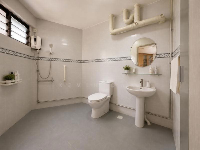 681 Choa Chu Kang Crescent, 681 Choa Chu Kang Crescent, Dairy Farm / Bukit Panjang / Choa Chu Kang, 4 Bedrooms, 1,539 sqft, HDB Flat For Sale, by Kevin Ong, 500250722 - Bathroom - PropertyGuru.com.sg