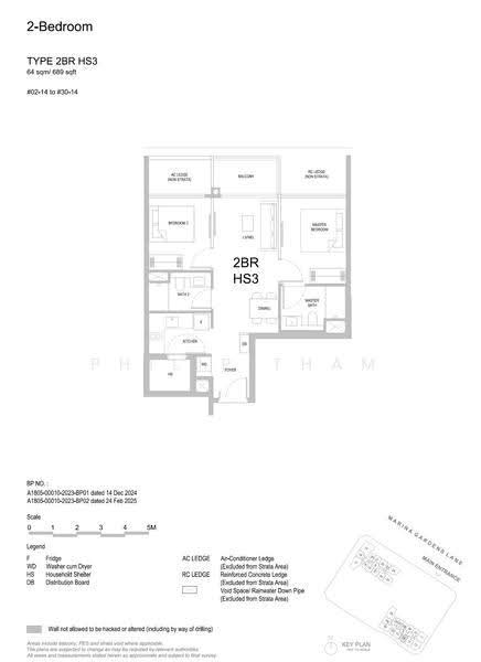 One Marina Gardens, 3 Marina Gardens Lane, Boat Quay / Raffles Place / Marina, 2 Bedrooms, 689 sqft, Condominium For Sale, by Philip Tham, 500250742 - PropertyGuru.com.sg
