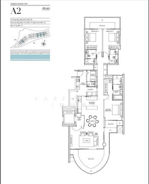 Seascape @ Sentosa Cove, 59 Cove Way, Harbourfront / Telok Blangah, 3 Bedrooms, 2,164 sqft, Apartment For Sale, by Karen Tan (陳瑞圓), 500250787 - PropertyGuru.com.sg