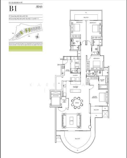 Seascape @ Sentosa Cove, 57 Cove Way, Harbourfront / Telok Blangah, 4 Bedrooms, 2,680 sqft, Apartment For Sale, by Karen Tan (陳瑞圓), 500250788 - PropertyGuru.com.sg