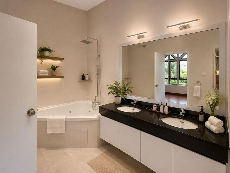 Extensive Variety Of Good Class Bungalows, Ford Avenue, Tanglin / Holland / Bukit Timah, 5 Bedrooms, 8,500 sqft, Good Class Bungalow For Rent, by CHEN ., 500250809 - Bathroom - PropertyGuru.com.sg