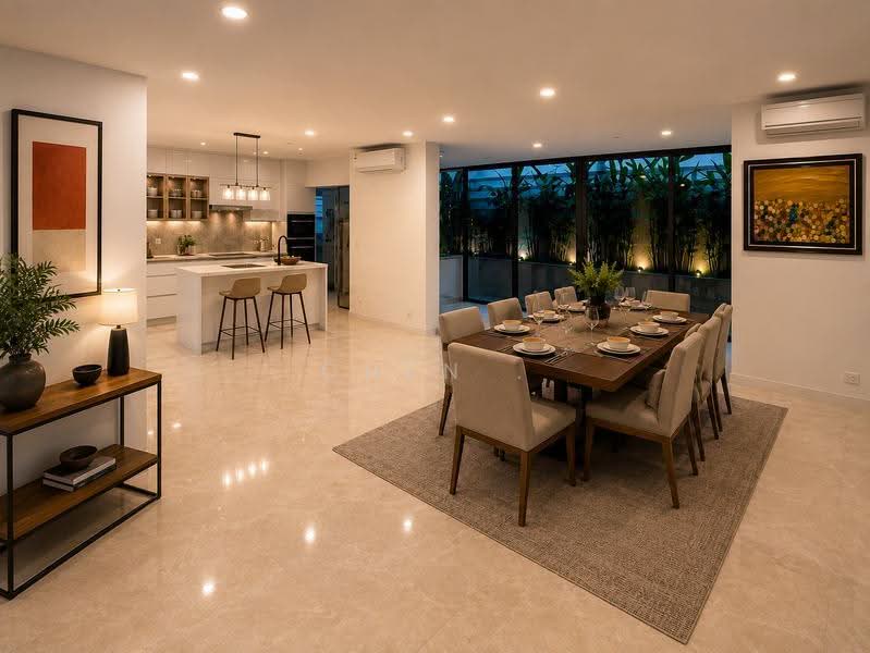 Extensive Variety Of Good Class Bungalows, Ford Avenue, Tanglin / Holland / Bukit Timah, 5 Bedrooms, 8,500 sqft, Good Class Bungalow For Rent, by CHEN ., 500250809 - Dining Room - PropertyGuru.com.sg