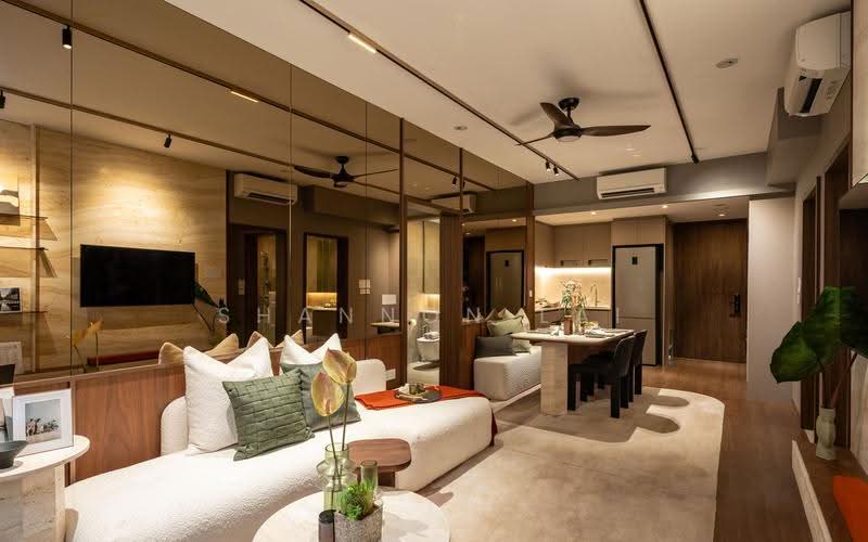 Lentor Mansion, 52 Lentor Gardens, Mandai / Upper Thomson, 2 Bedrooms, 657 sqft, Condominium For Sale, by Shannon Lai, 500250819 - Living Room - PropertyGuru.com.sg