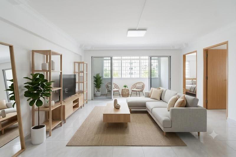 Spacious Exec Apt Near Jurong Lake Gardens, Yung Ping Road, 4 Bedrooms, 1,593 sqft, HDB Flat For Sale, by Cherine Cheong, 500250841 - Living Room - PropertyGuru.com.sg