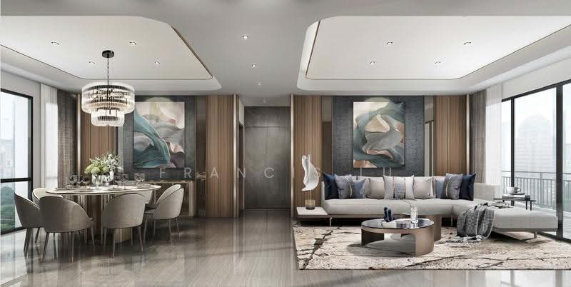 Bishopsgate Residences, 1 Bishopsgate, Tanglin / Holland / Bukit Timah, 3 Bedrooms, 2,476 sqft, Apartment For Sale, by Francis Lu, 500250920 - Living Room - PropertyGuru.com.sg