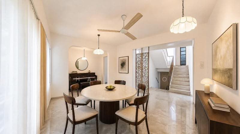 Perfect piece of land for AA, Rebuilt, next to park, near mall n eateries, Clementi Park / Upper Bukit Timah, 6 Bedrooms, 6,000 sqft, Detached House For Sale, by Sharon Nio, 500250924 - Dining Room - PropertyGuru.com.sg