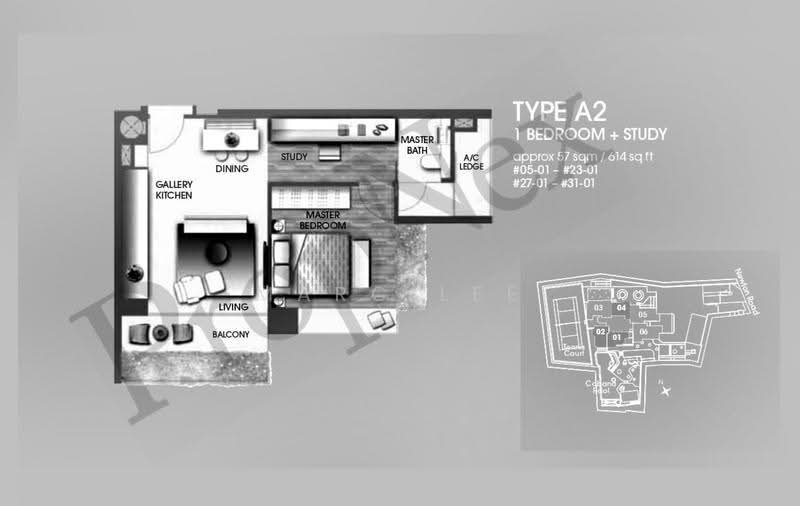 L'VIV, 23 Newton Road, Newton / Novena, 1 Bedroom, 613 sqft, Condominium For Sale, by Marc Lee, 500250997 - PropertyGuru.com.sg
