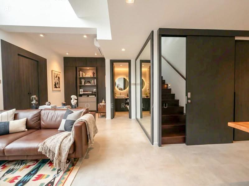 Strata, 1 Essex Road, Newton / Novena, 2 Bedrooms, 1,066 sqft, Apartment For Sale, by Homer Lau, 500251001 - Living Room - PropertyGuru.com.sg