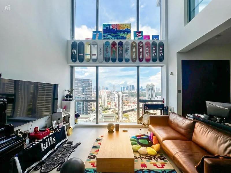 Strata, 1 Essex Road, Newton / Novena, 2 Bedrooms, 1,066 sqft, Apartment For Sale, by Homer Lau, 500251001 - Living Room - PropertyGuru.com.sg