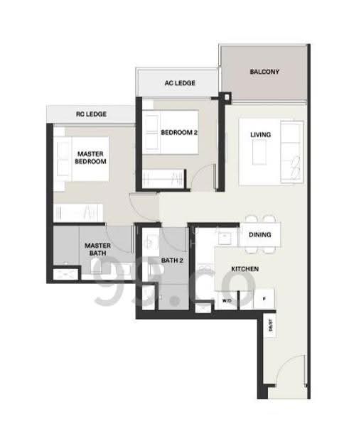 Clavon, Clementi Avenue 1, Buona Vista / West Coast / Clementi New Town, 2 Bedrooms, 764 sqft, Condominium For Sale, by Pei Xuan Goh, 500251023 - PropertyGuru.com.sg