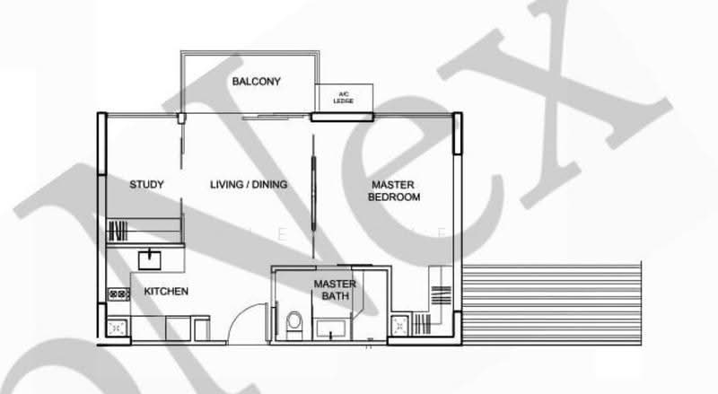 Watertown, 69 Punggol Central, Hougang / Punggol / Sengkang, 1 Bedroom, 570 sqft, Condominium For Rent, by Alex Cher, 500251198 - PropertyGuru.com.sg