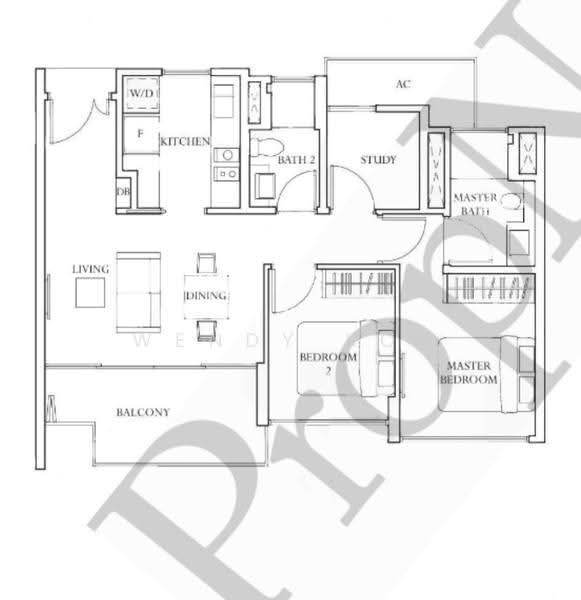 The Inflora, 57 Flora Drive, Changi Airport / Changi Village, 2 Bedrooms, 818 sqft, Condominium For Rent, by Wendy Koh, 500251227 - PropertyGuru.com.sg