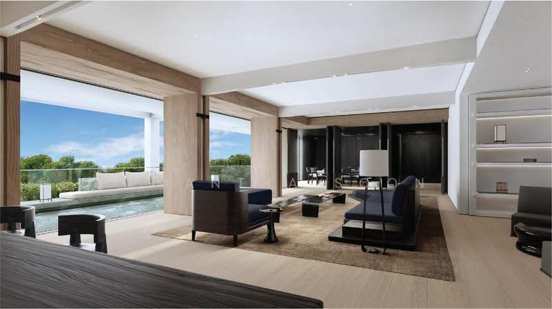 Ultra-Lux FH Huge 3197sqft Brand New 2BR | TOP Schools, Tanglin / Holland / Bukit Timah, 2 Bedrooms, 3,197 sqft, Condominium For Sale, by Semantha Soon, 500251248 - Living Room - PropertyGuru.com.sg