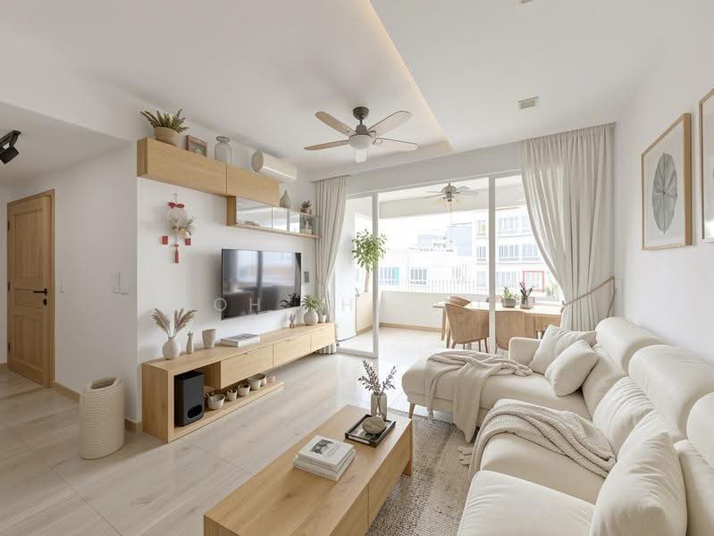 Mi Casa, 315 Choa Chu Kang Avenue 3, Dairy Farm / Bukit Panjang / Choa Chu Kang, 3 Bedrooms, 1,292 sqft, Condominium For Sale, by Soh Shu Hui, 500251249 - Living Room (ID) - PropertyGuru.com.sg