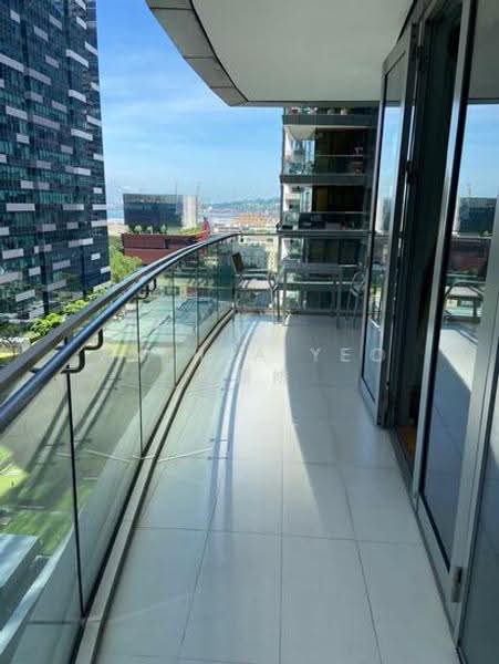 One Shenton, 1 Shenton Way, Boat Quay / Raffles Place / Marina, 2 Bedrooms, 1,109 sqft, Condominium For Rent, by Anthea Yeo 杨丽娇, 500251273 - Balcony - PropertyGuru.com.sg