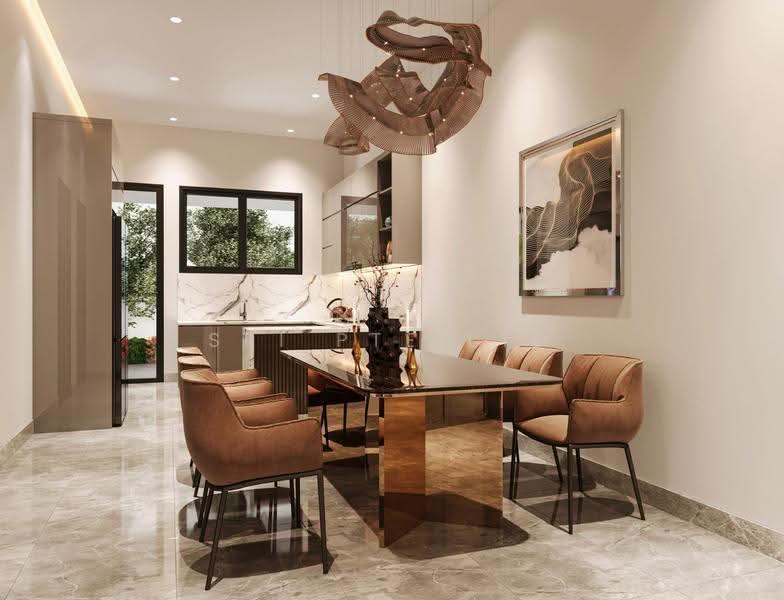 FINEST BRAND NEW! Chevron @ Onan Road, Onan Road, East Coast / Marine Parade, 5 Bedrooms, 5,140 sqft, Terraced House For Sale, by VINCENT LYE, 500251314 - Dining Room - PropertyGuru.com.sg