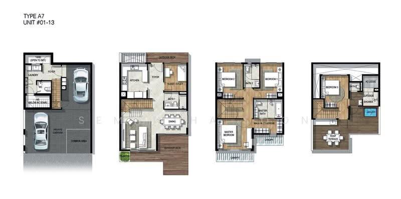 TOP-ed 3-Storey 5BR Strata Corner Terrace | 1km of RGPS, Newton / Novena, 5 Bedrooms, 3,154 sqft, Cluster House For Sale, by Semantha Soon, 500251333 - PropertyGuru.com.sg