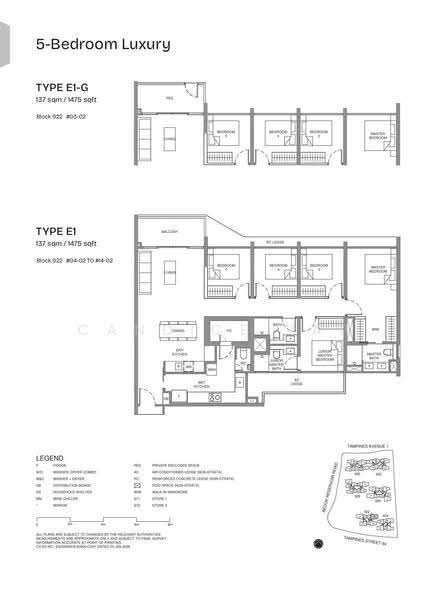 PINERY RESIDENCES, Pasir Ris / Tampines, 5 Bedrooms, 1,475 sqft, Condominium For Sale, by Candice Yap, 500251336 - E1-G - PropertyGuru.com.sg