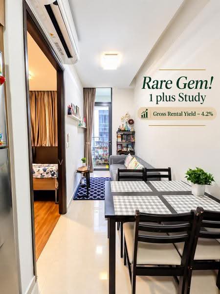 Prime Residence, 41 Lorong 22 Geylang, Eunos / Geylang / Paya Lebar, 1 Bedroom, 538 sqft, Apartment For Sale, by Veralynn Tan, 500251388 - Living Room - PropertyGuru.com.sg