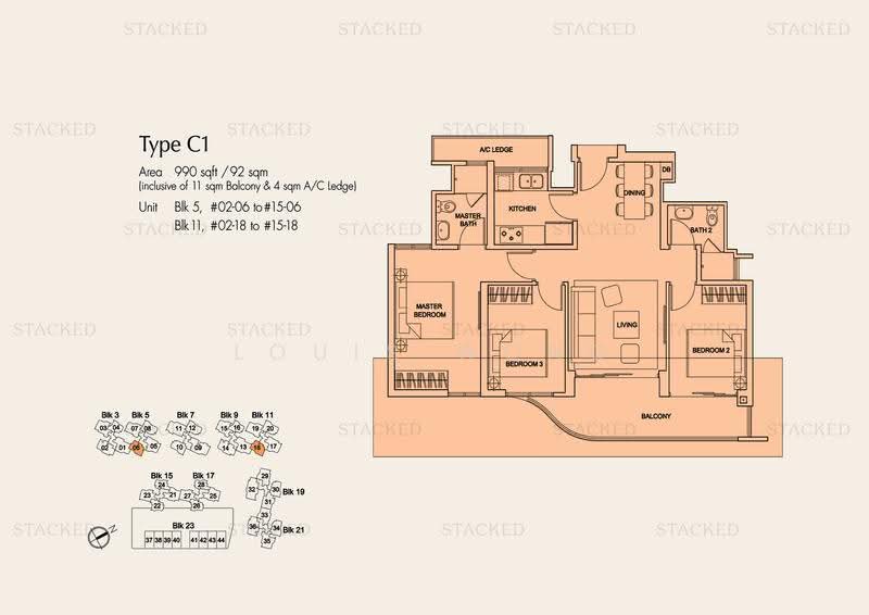 Arc at Tampines, 5 Tampines Avenue 8, Pasir Ris / Tampines, 3 Bedrooms, 990 sqft, Condominium For Sale, by Louis Wong, 500251399 - PropertyGuru.com.sg