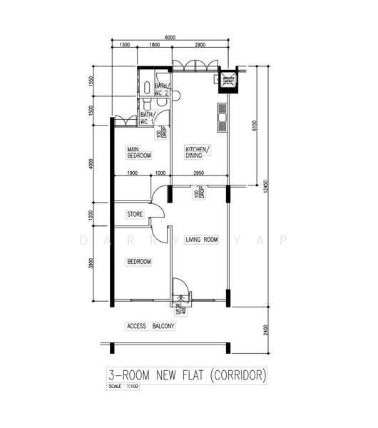 623 Ang Mo Kio Avenue 9, 623 Ang Mo Kio Avenue 9, Ang Mo Kio / Bishan / Thomson, 2 Bedrooms, 732 sqft, HDB Flat For Sale, by Darryl Yap, 500251480 - PropertyGuru.com.sg
